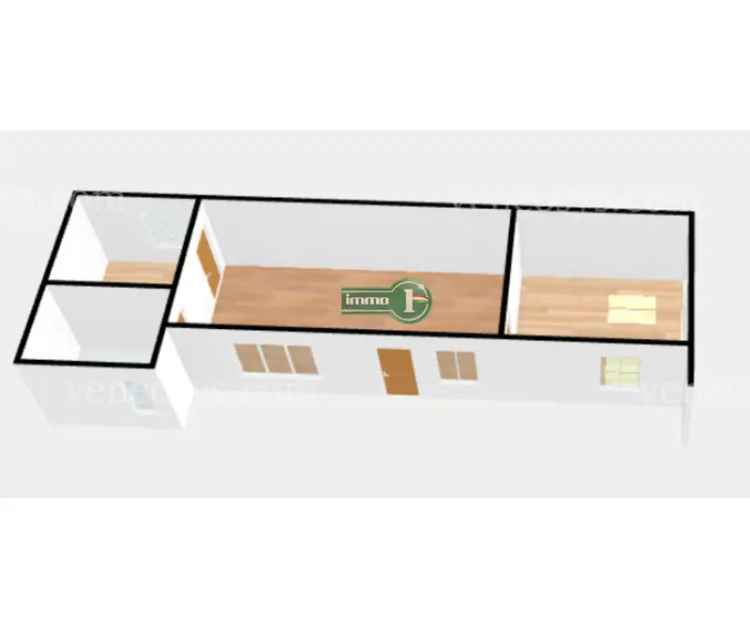 Múcsony főutcáján a Kossuth Lajos úton eladó egy régi típusú hangulatos tornácos 75 m² FELÚJÍTOTT 2 szobás nagy amerikai konyhás családi ház 2200 m2 telken