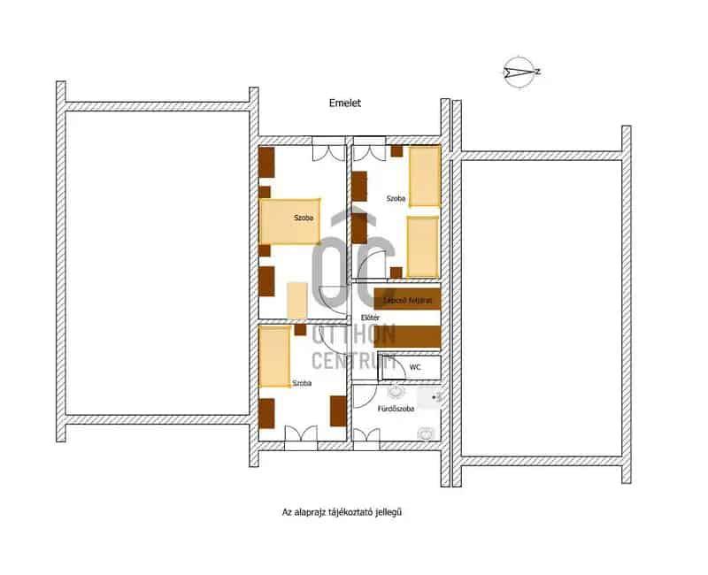 120m2-es 3 szintes sorház Tiszafüreden dupla garázzsal