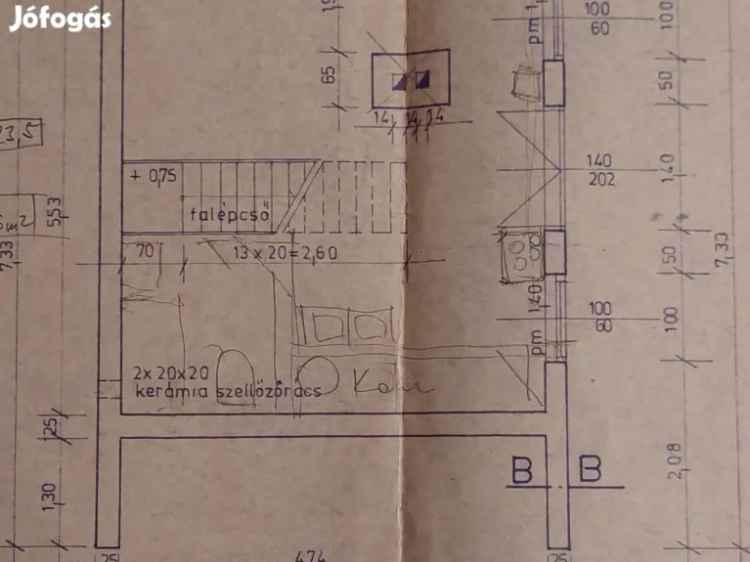 Faház nyaraló pinceszinttel Tőserdőn Lakitelek