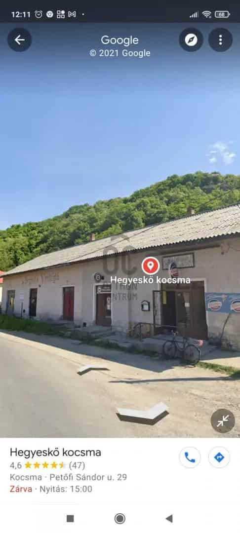 Demjén központjában üzlethelyiségek eladók