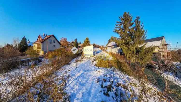 Panorámás telek eladó Solymár Pilisszentiván határán