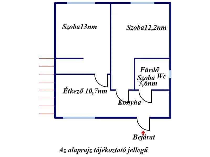 Hajdúszoboszló Gyógyfürdő Közelében 78 5 nm-es Felújított Hétvégi Ház Eladó