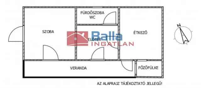 Úri Családi ház eladó - 60nm 1 szoba alacsony rezsi