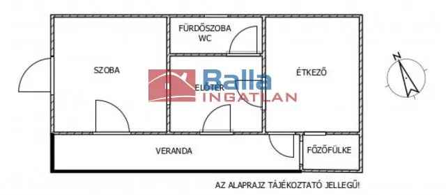 Úri Családi ház eladó - 60nm 1 szoba alacsony rezsi