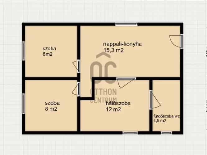 Biatorbágy eladó nyaraló 1028nm telekkel
