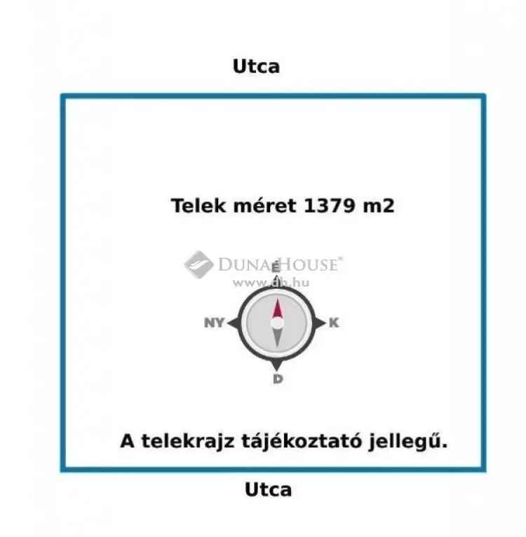 Fóti Telek Eladó - Ikerház Építésre is Alkalmas