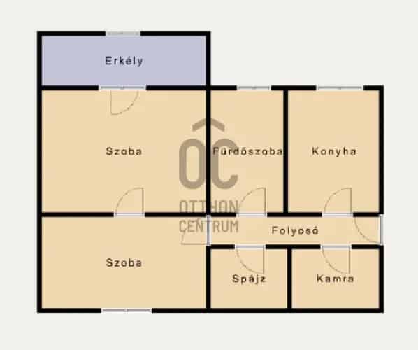 Debrecen Libakert 2 szobás erkélyes földszinti lakás eladó