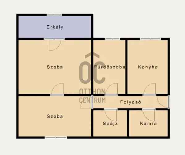 Debrecen Libakert 2 szobás erkélyes földszinti lakás eladó