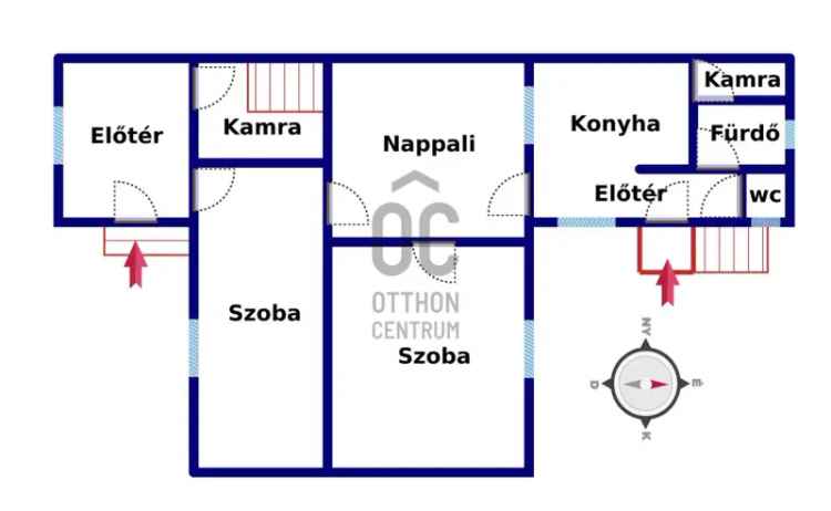 Eladó családi ház Várpalotán csendes részén 86 m2 800 m2 telekkel