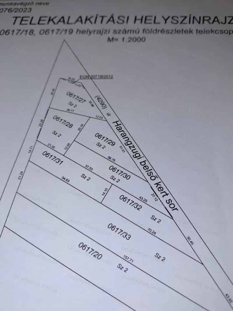 800 m2-es zártkerti telek Öcsödön, vízpart közelében