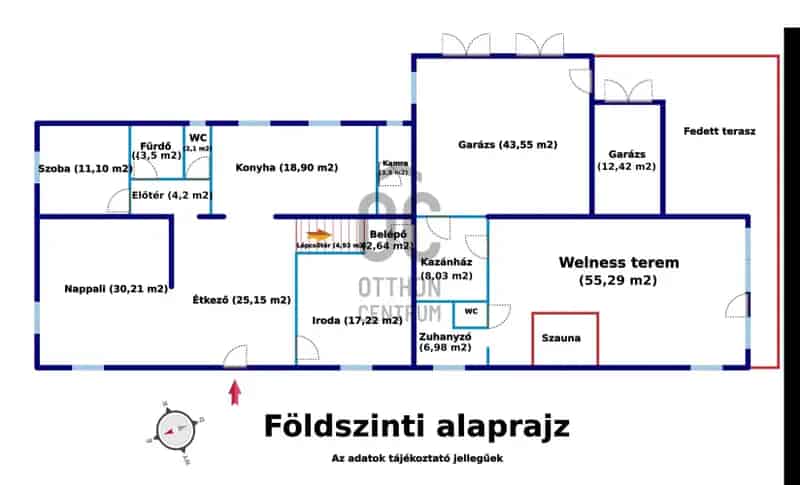 Barcsi eladó családi ház úszómedencével és kemencével