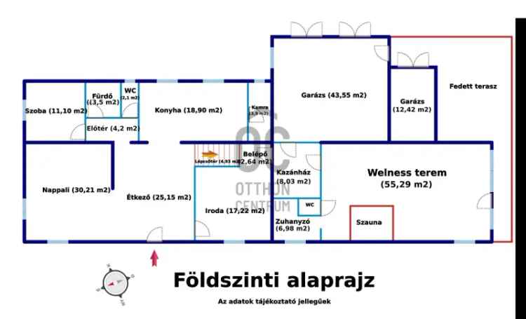 Barcsi eladó családi ház úszómedencével és kemencével