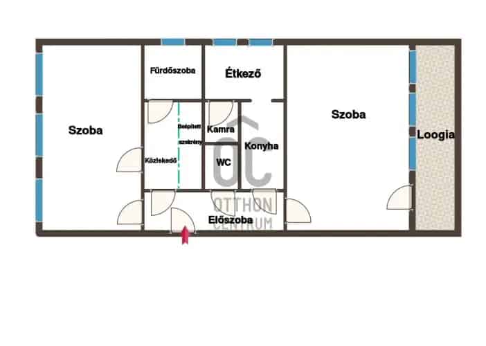 Budapest II kerületi 70 m2-es 2 szobás lakás eladó