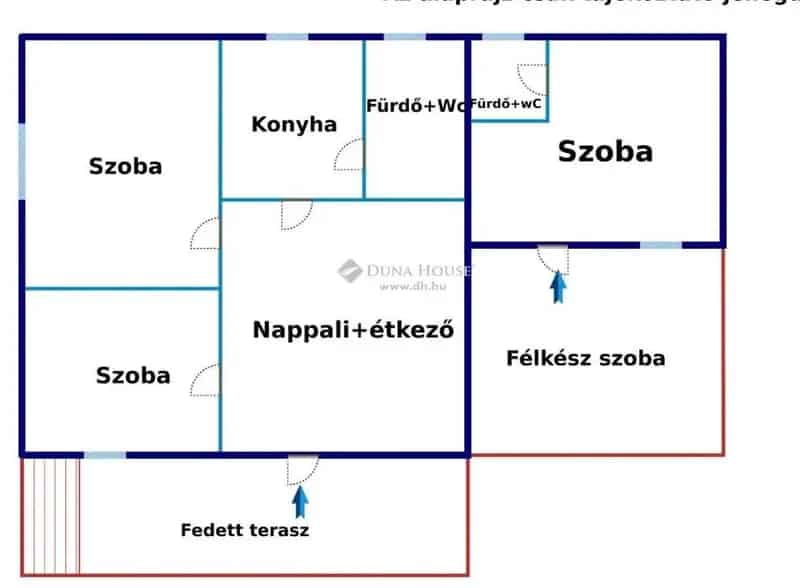 Tápiószentmárton 80nm-es ház eladó 2 generációnak