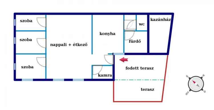 Bonyhád-Börzsöny Családi Ház Eladó - Felújított - 95 nm