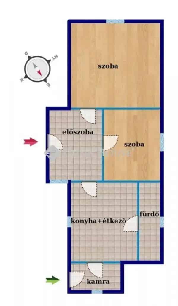 Hosszúperesztegi ház eladó 70nm 2 szoba istálló pajta