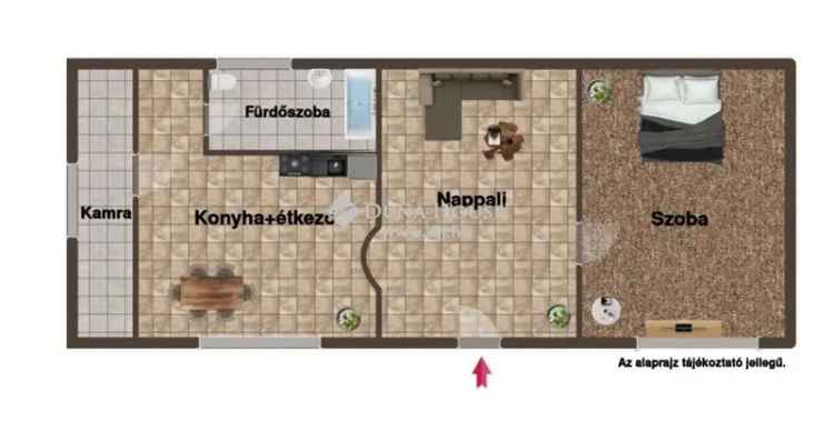 Csakberényi családi ház eladó - vegyes falazat, új tető, nagy telek