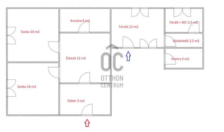 Kálmánházai eladó családi ház, H440278