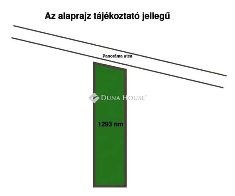 Panorámás Telek Dorogon a Kálvária Dombon