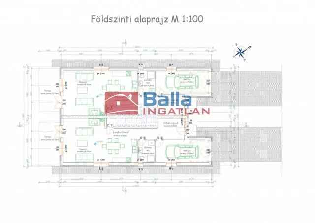 Eladó ikerház Budapest XVI. Kerület Cinkota saját kerttel és garázzsal