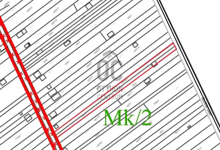 Vértesszőlősi eladó telkek 1187nm MK2 beépíthetőség 2