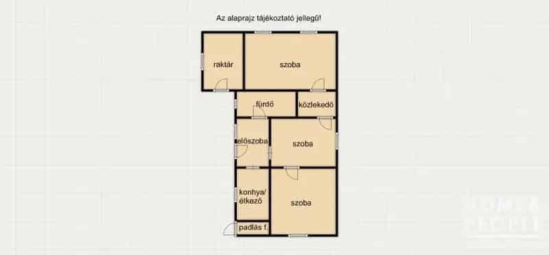 Eladó családi ház Röszkén 106m2 788m2 telken