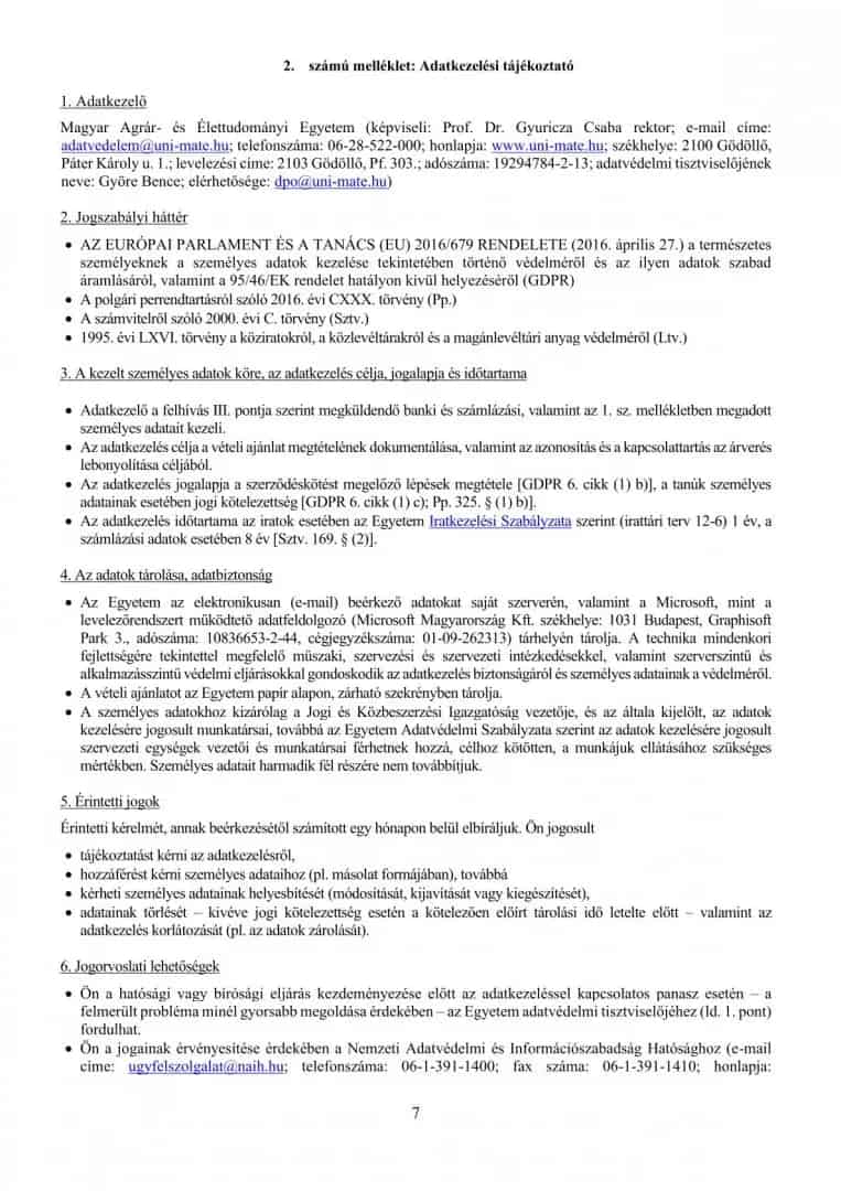 Kompolt Telek Eladó 1109 m2  Árverés