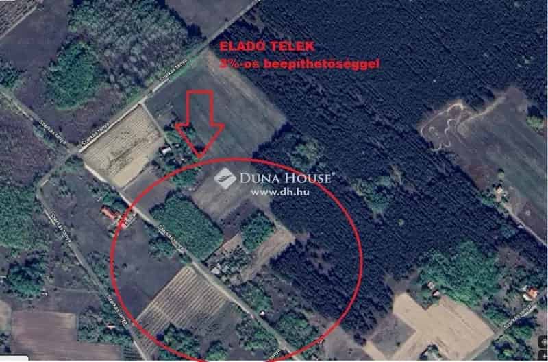 Kecskemét 6531 m2-es telek eladó 3% beépíthetőséggel