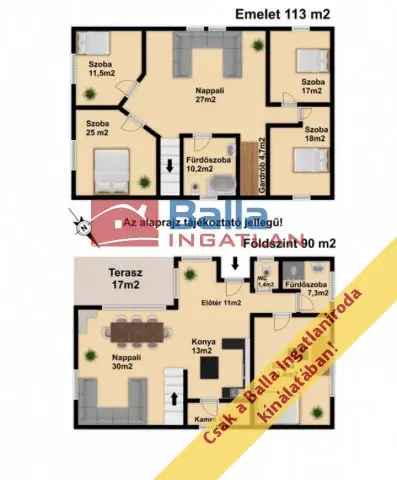 Váci családi ház eladó - 6 szoba, 203 m², 590 m² telek