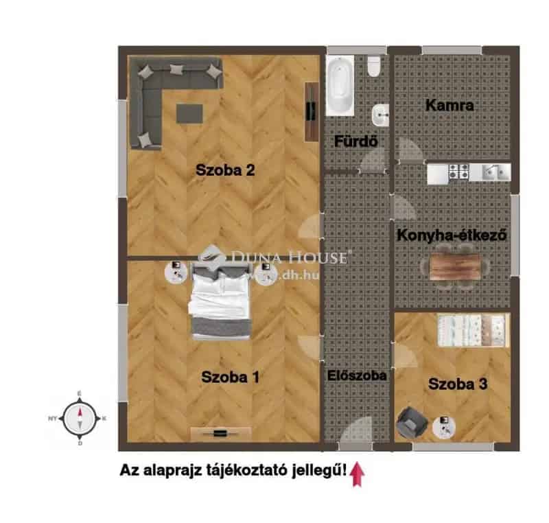 Eladó családi ház Neszmélyen 3 szoba 81 5 nm