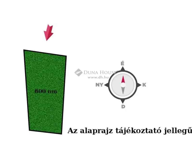 Verőce 800 nm-es zártkerti ingatlan eladó