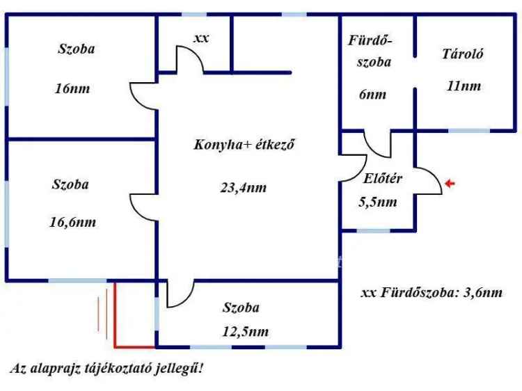 Túrkeve 94nm-es 3 szobás családi ház eladó