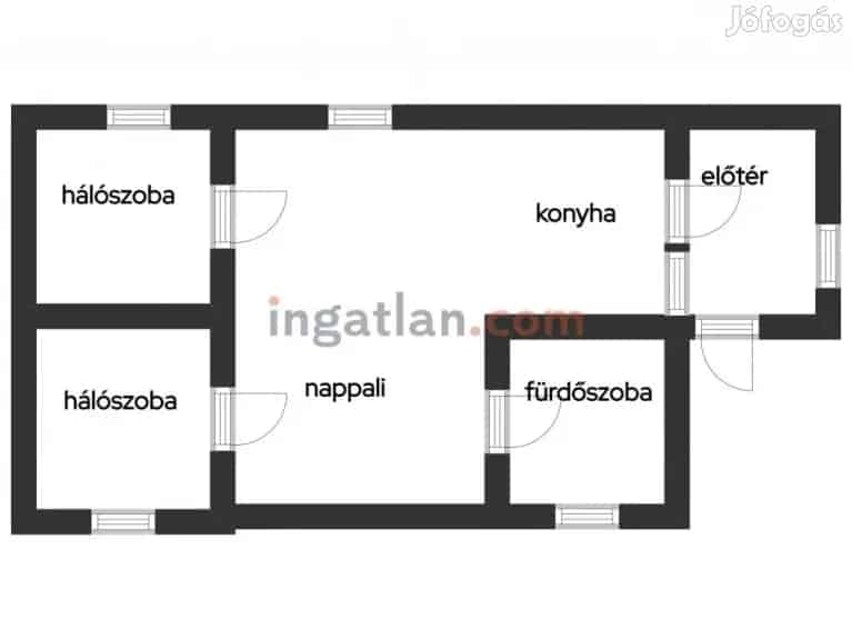 40 m2-es Téliesített Üdülő eladó Budapest XXII. kerület Nagytétény Óhegyen