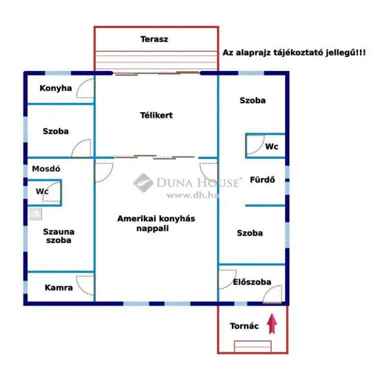 Rönkház eladó Sóskúton - 3 hálószoba, szauna, fürdőtó