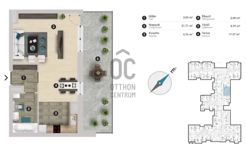 Budapest XIII kerület új építésű lakás eladó - garzon, 2-3 szobás, penthouse