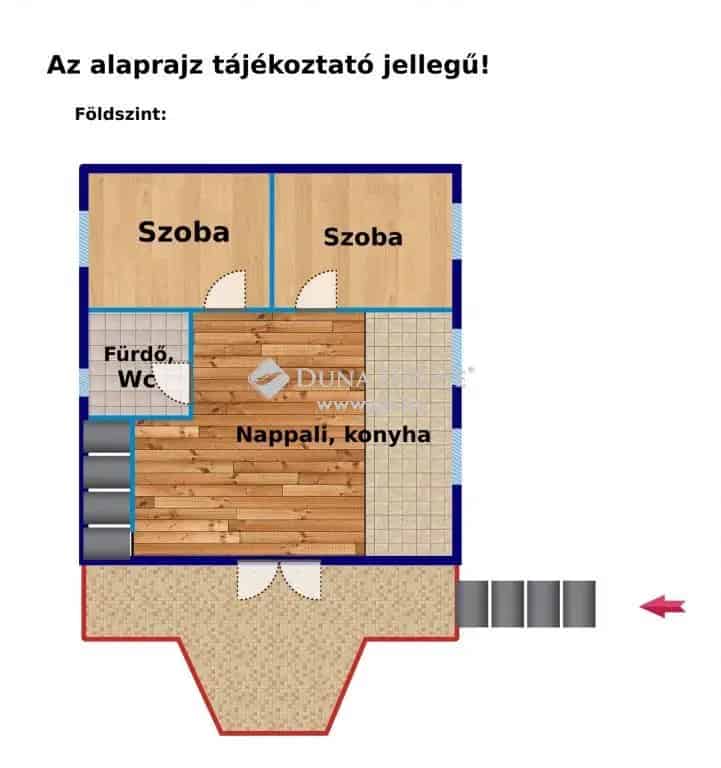 Balatonkenesei Nyaraló Eladó - 70nm - 764nm Telek - Kandalló