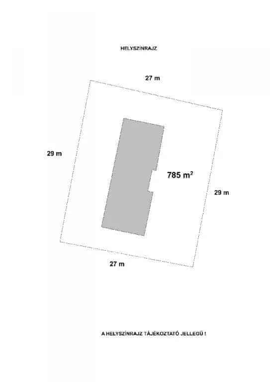 Felujítandó családi ház 131 m2 4 szoba 785 m2 telek