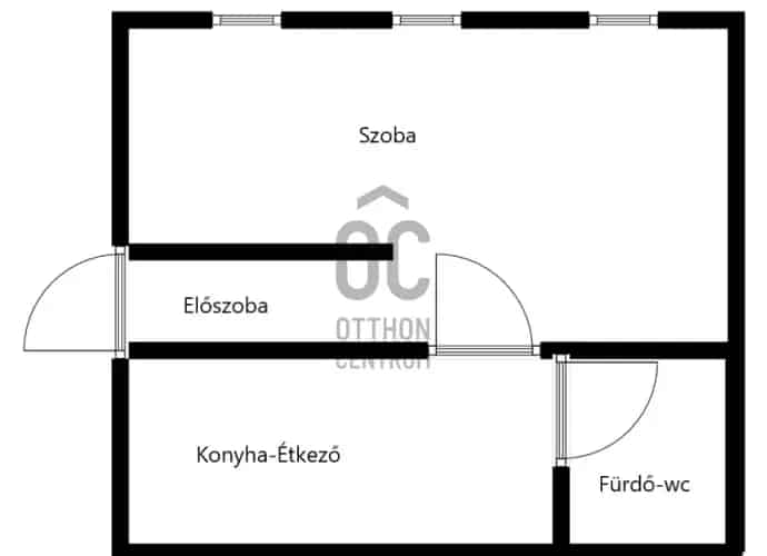 Pécs Belváros 40m2-es Felújított Garzonlakás Kiadó