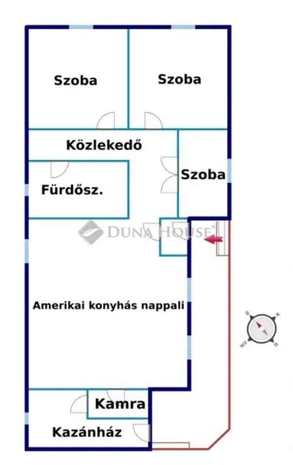 122 nm-es családi ház Újhartyánon dupla garázzsal és fedett terasszal