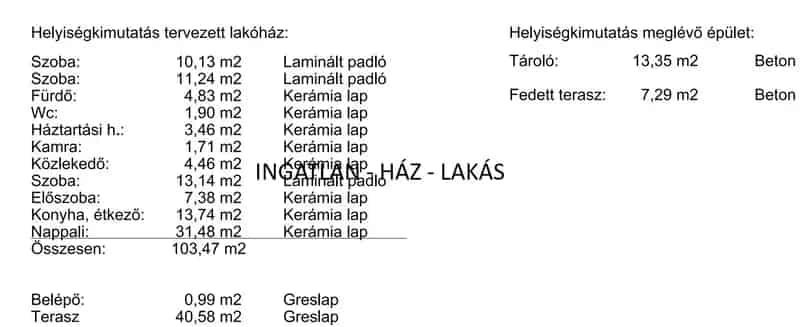 Őrbottyán - 104nm-es családi ház 930nm-es telken