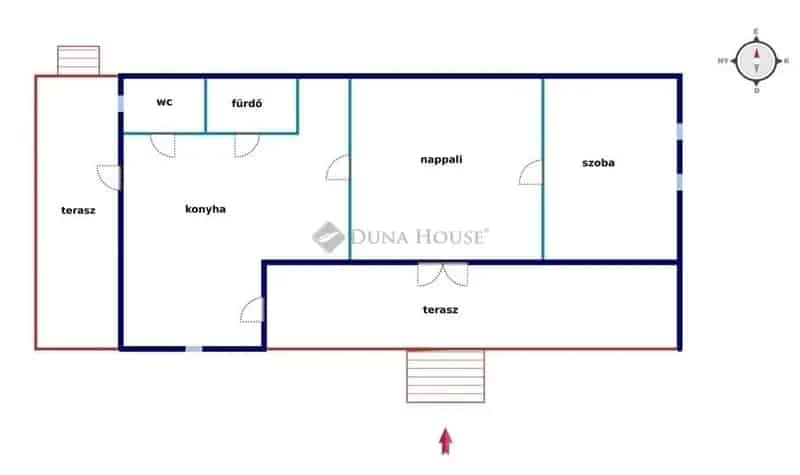 Óbányai Parasztház Eladó - 55 m2 - 2 Szoba - Telek 542 m2