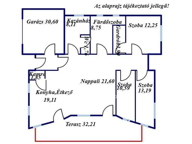 Zsámbék családi ház eladó 252 nm 720 nm telekkel