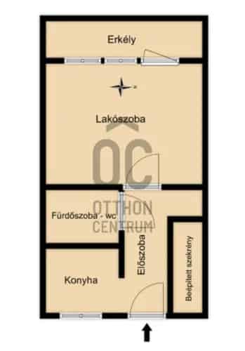 Nyíregyháza Belvároshoz közeli 31 nm-es lakás kiadó