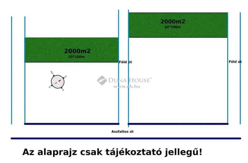 Jászberényi termőföld eladó 4000 m2
