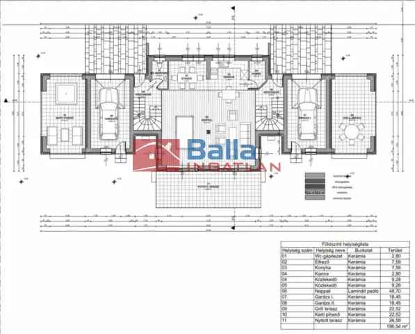 Siófok Belváros Ikerház Eladó 105 nm 3 Szoba