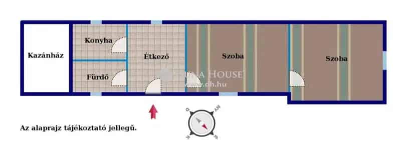 Izsák 2 szobás családi ház eladó 719 nm-es telken