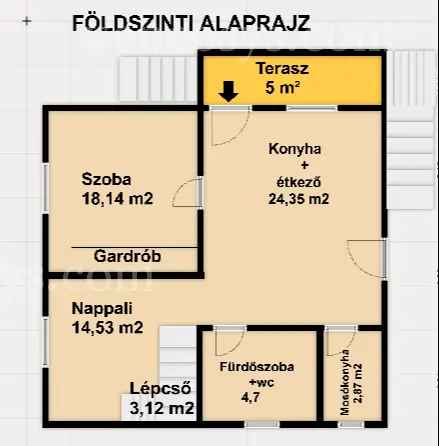 Arnóti családi ház eladó - felújított, 3 szoba, nagy telek