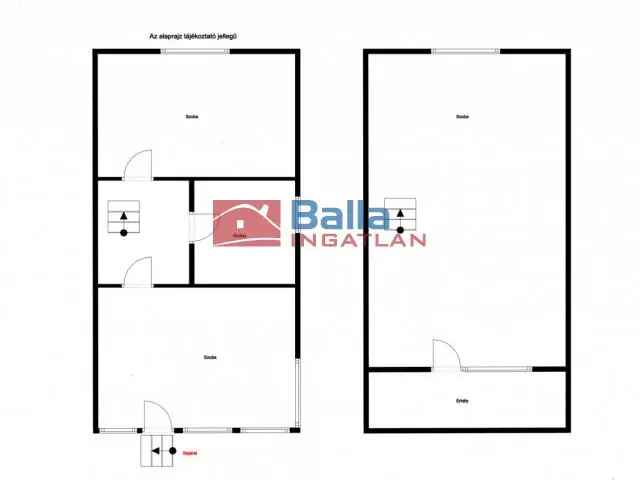 Sülysáp családi ház eladó 50 nm 3 1 félszoba