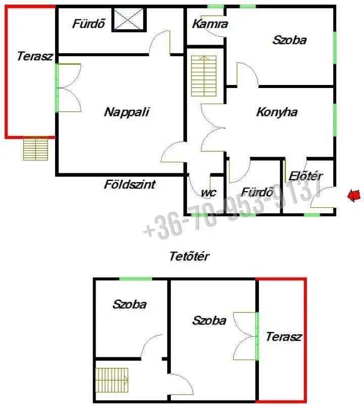 Balatoni Panorámás Ház Eladó Badacsonytördemicen