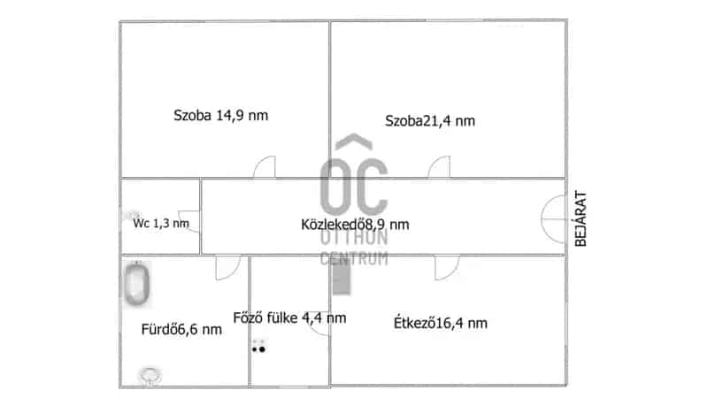 73 nm-es családi ház eladó Mándokon